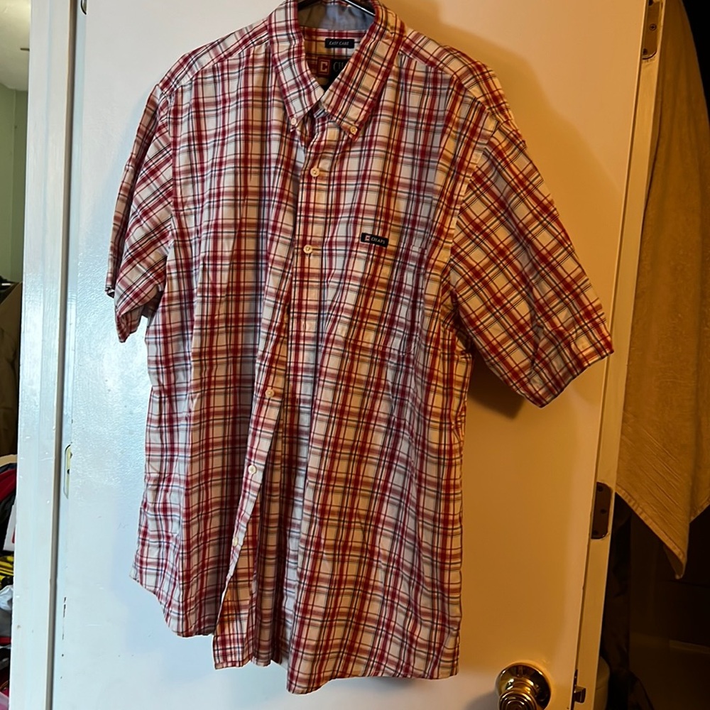 Chaps button down shirt short sleeve